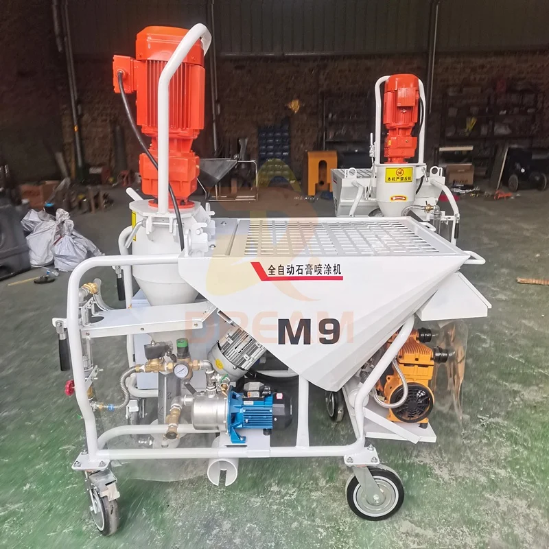 Automatic Mortar Gypsum Wall Plaster Machine Gypsum Plastering Machine
