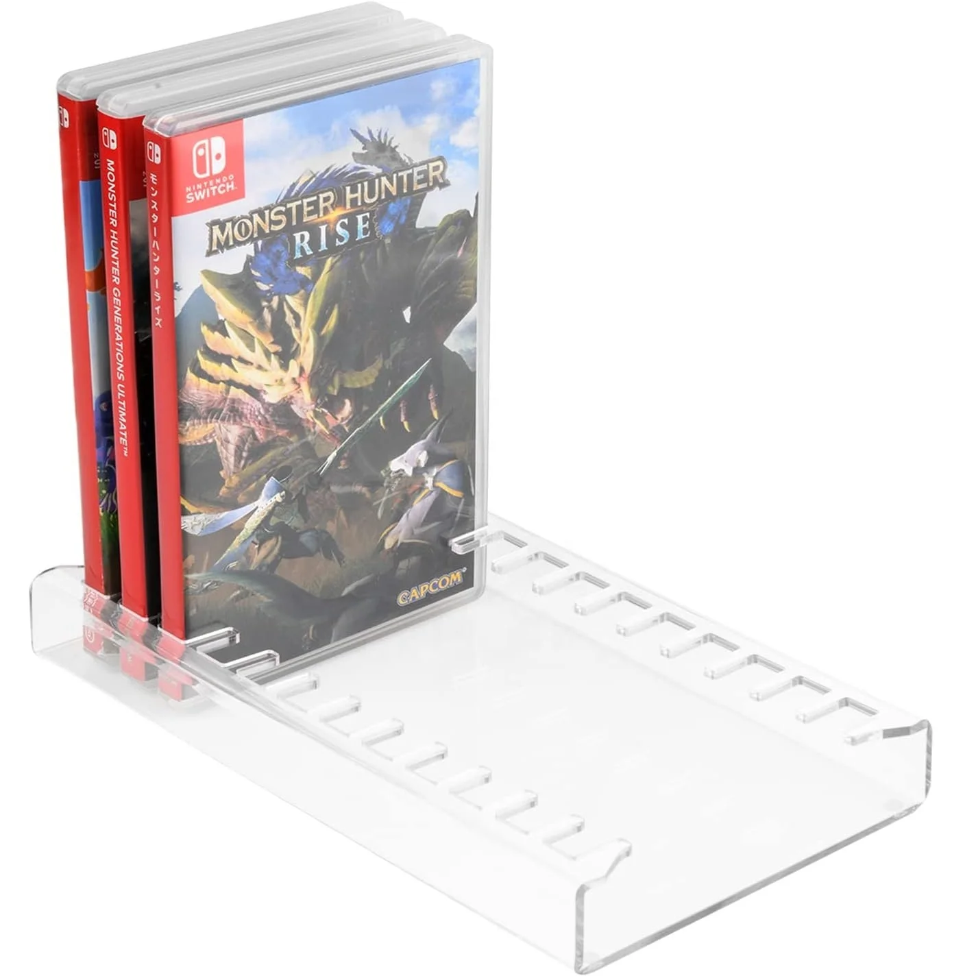 Manufacturers Customized Production of Game Box Disc Storage Rack Transparent Acrylic Home CD Record Game Display Storage Holder