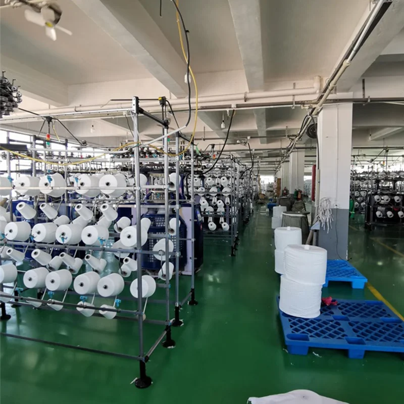 china zhejiang fabric factory wholesale seamless recycled polyester elastane fabric