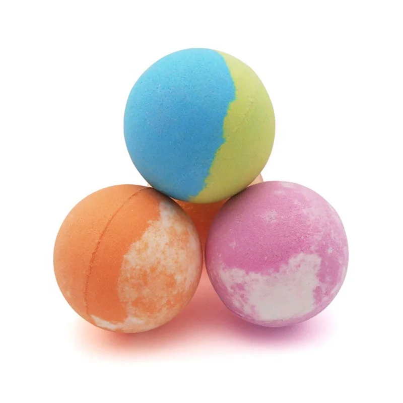 100% Safe Organic Ingredients Bubble Bath Bomb Colorful Bath Ball