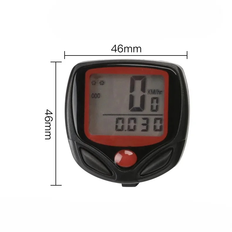 Wholesale Good Quality Wired Bicycle Computer Bike Portable Odometer Speed Sensor Stopwatch