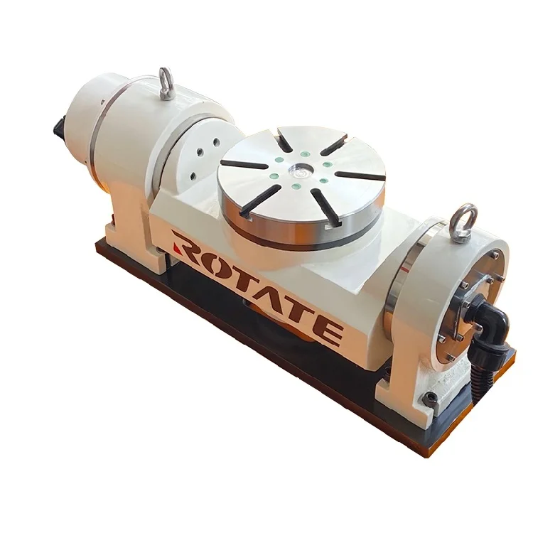 High Quality Taiwan Made Cnc Milling Machine 5th Axis Cnc Turntable Cnc Tilt Turntable