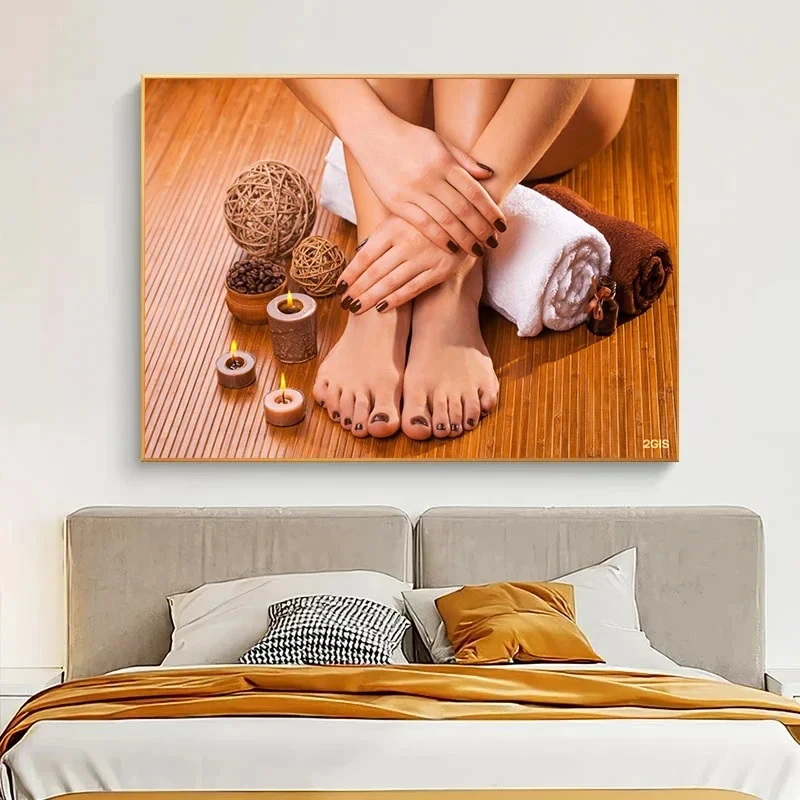 Health SPA Poster Massage Beauty Facial Thai Salon Body Luxury Art Print Pictures Club Home Aesthetic Wall Canvas Painting Decor