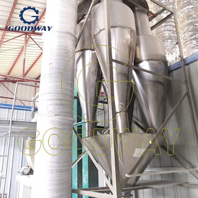 300-2000kg/h Cassava Processing Machinery Flour Flash Dryer Dry Cassava Powder Machine