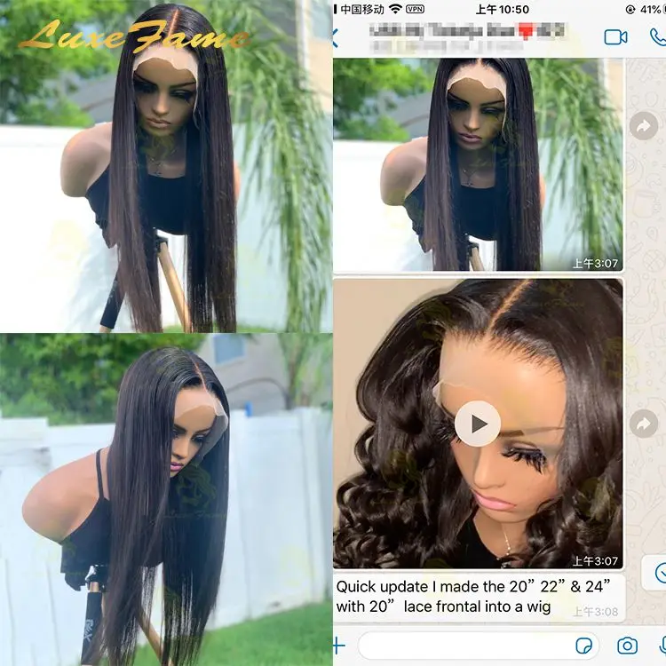 Оптовая продажа дешевый Невидимый передний парик из HD-кружева супер тонкий прозрачный Швейцарский 100% натуральных человеческих волос 13x4 13x6