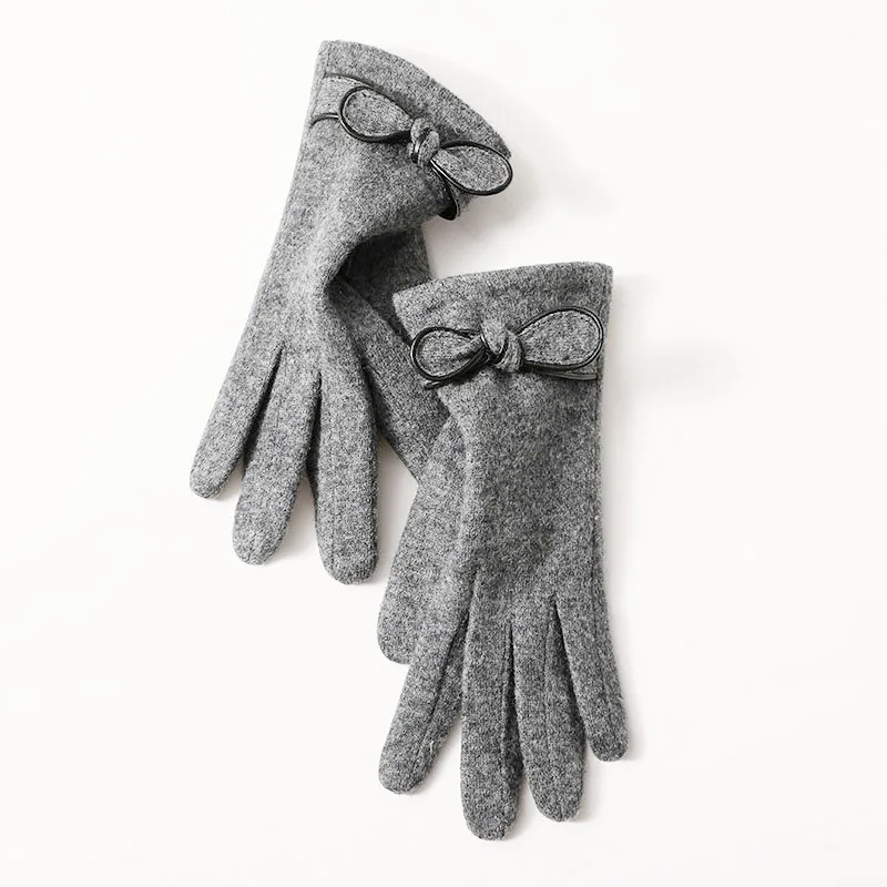 Classic Winter Fashion Wool Women Gloves Cashmere New Style Gloves