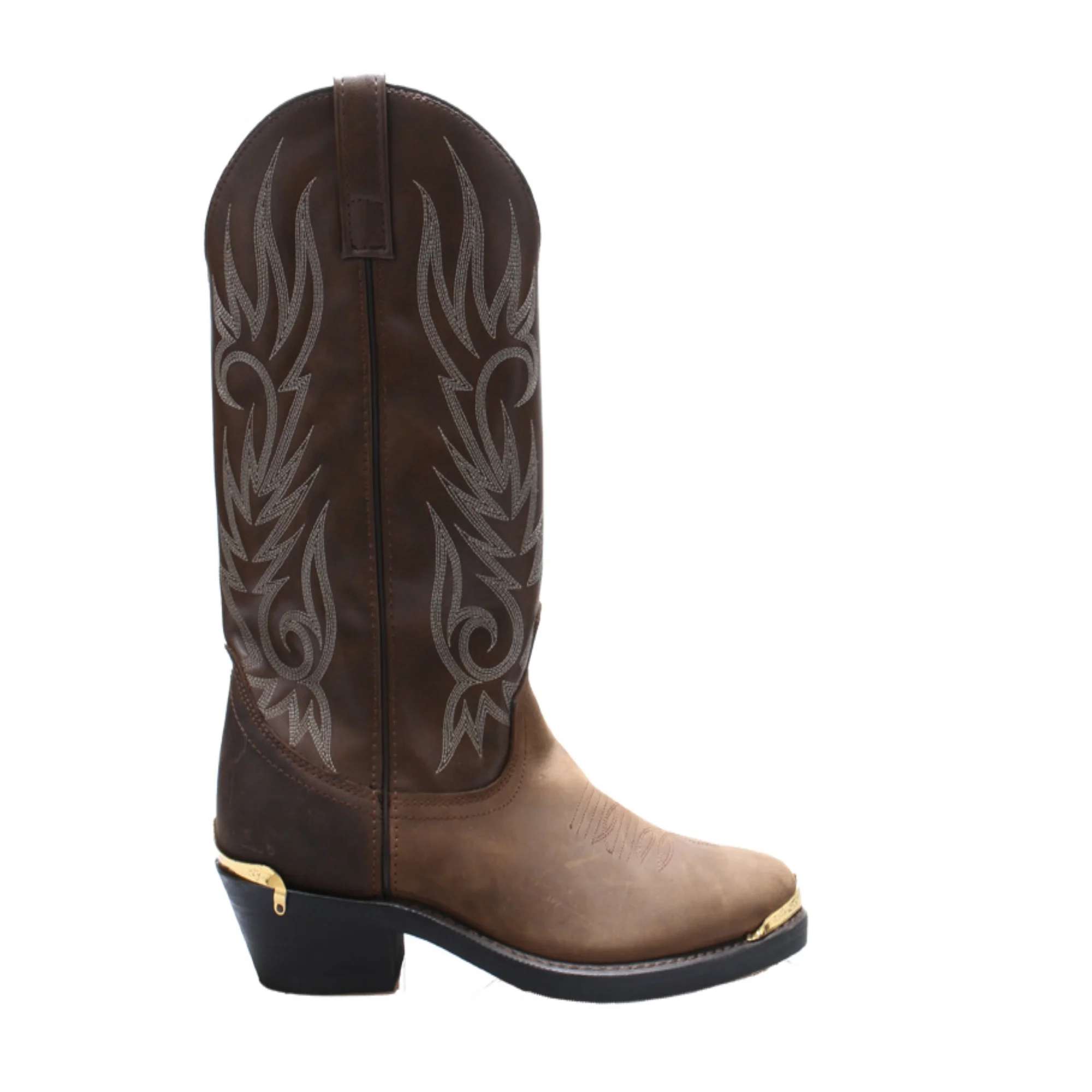 
Fashion lightweight nubuck brown mid- heel women boots 