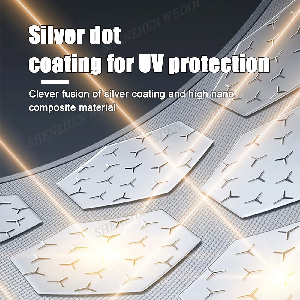 High Quality Car Retractable Sun Shade Panoramic for tesla model 3 highland roof sunshades 2024 Foldable uv rays protection