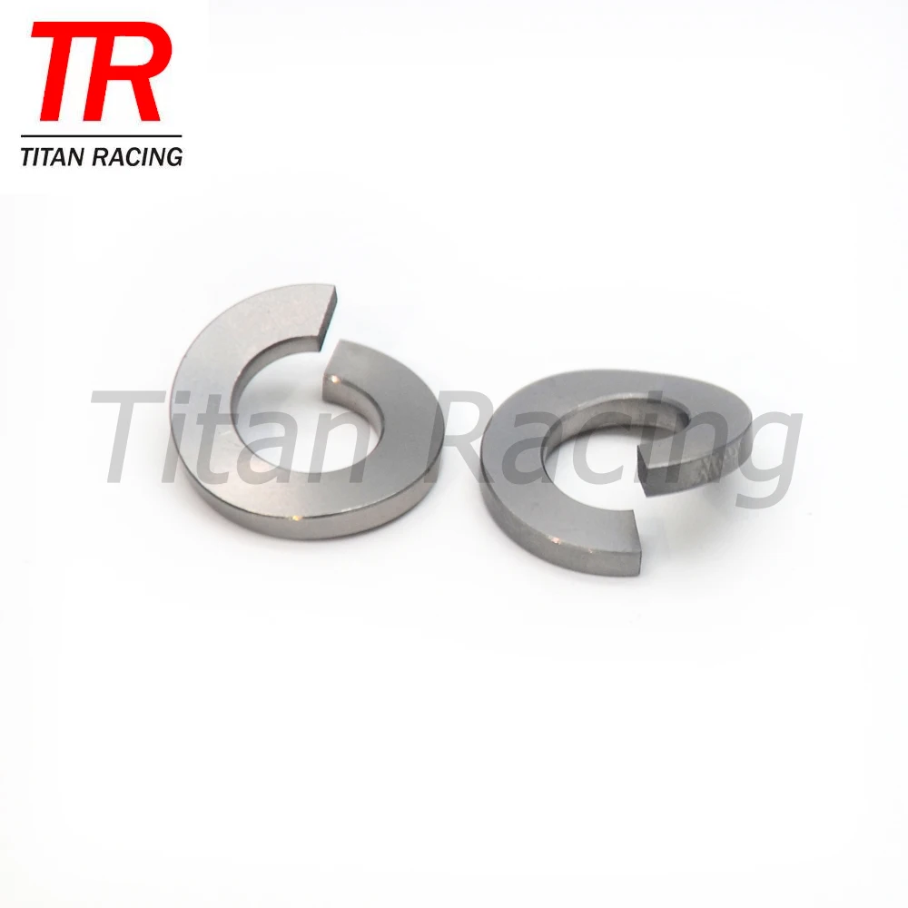 Titanium Spring Washer Gasket Cycling Refit Fasteners M4 M5 M6 M8 M10 M12 M14 M16 M18 M20 M22 M24