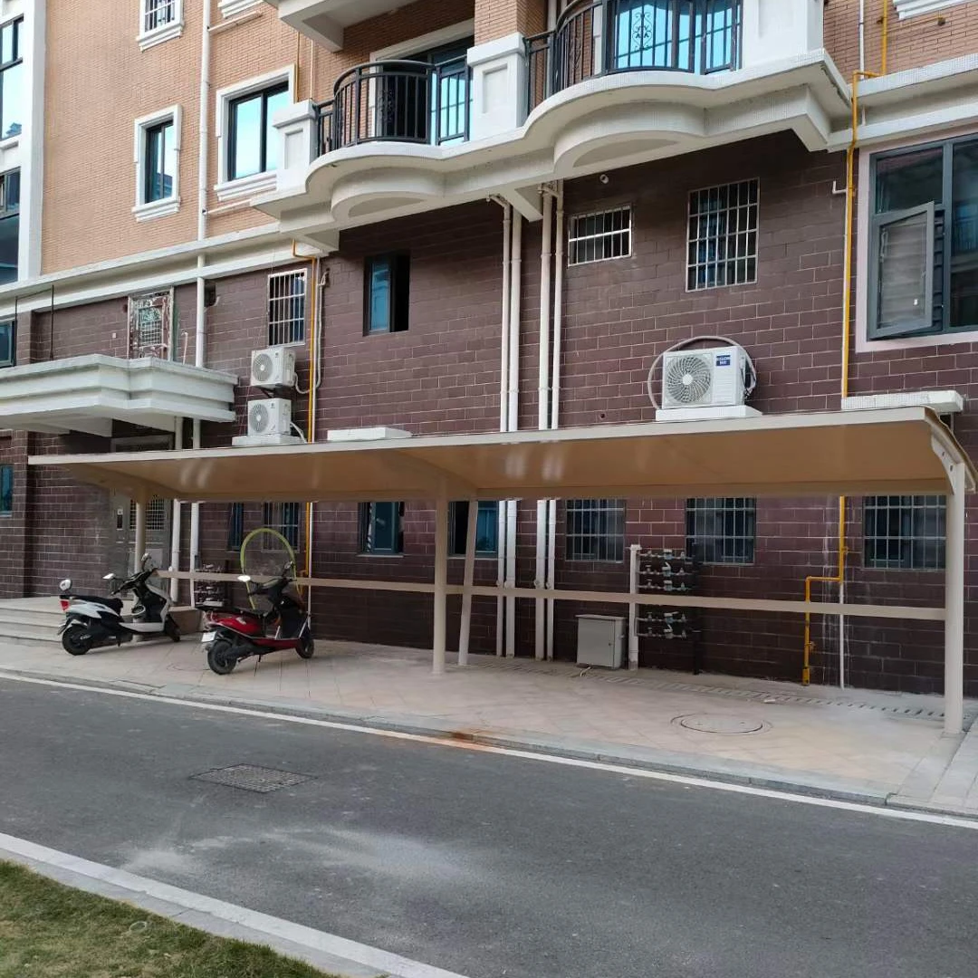 High stretch PVDF colours membrane fabric canopy for carport roof