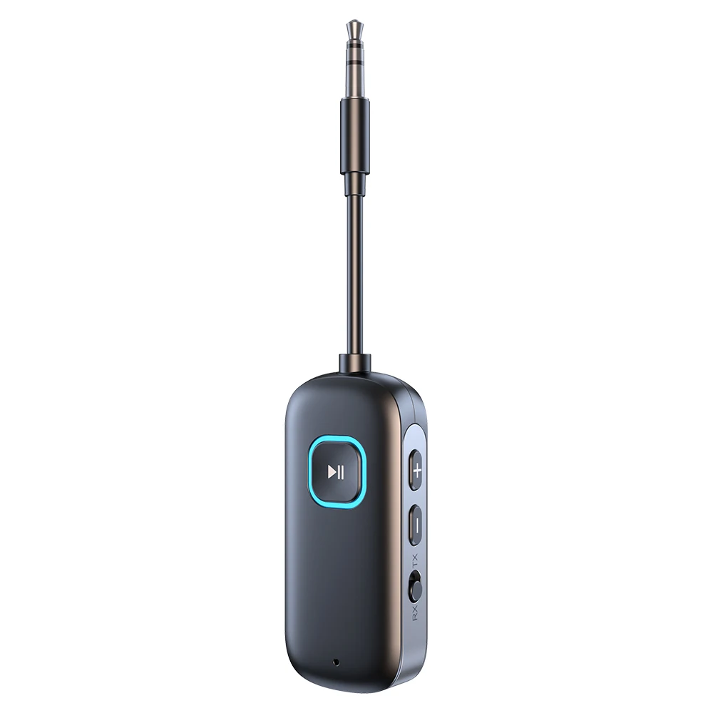 HG CSR5.2 Wireless Bluetooth AUX Adapter Bluetooth Receiver and transmitter HandsFree Call with Dual Device Modes Connection