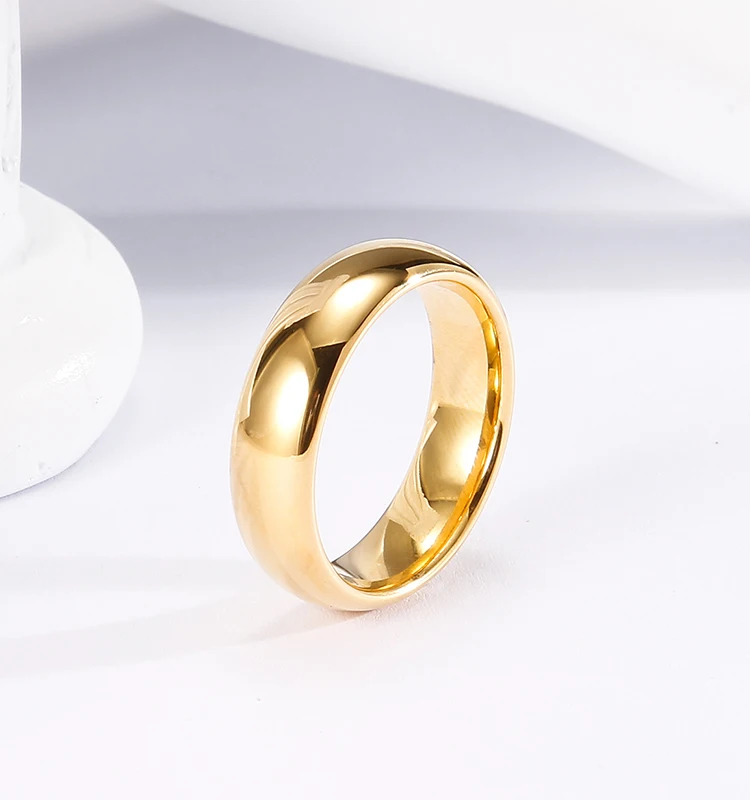 China Manufacturer Vendor Fashion Polished Comfort Fit Wedding  Tungsten Men Rings