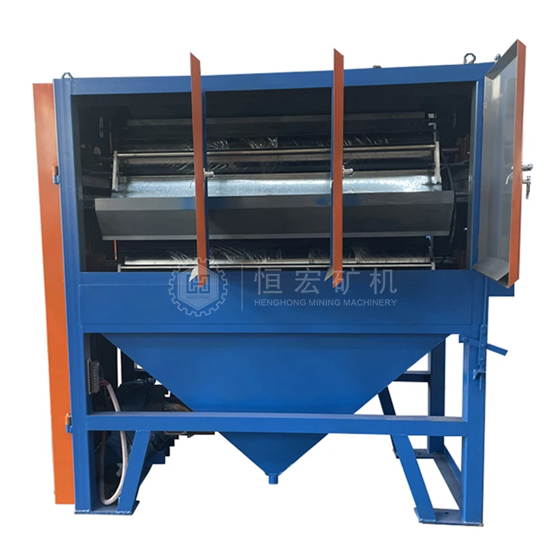 Three Roller Dry Zirconium High Voltage Electrostatic Separator Automatic Separation of Conductive and Conductive Substances