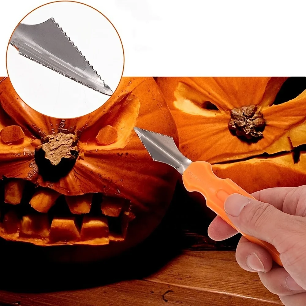 Halloween pumpkin carving knife set pumpkin lamp DIY carving tools clay tools cut pumpkin hand tools