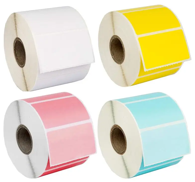 Hot sale custom printing thermal roll self adhesive packaging barcode color sticker label