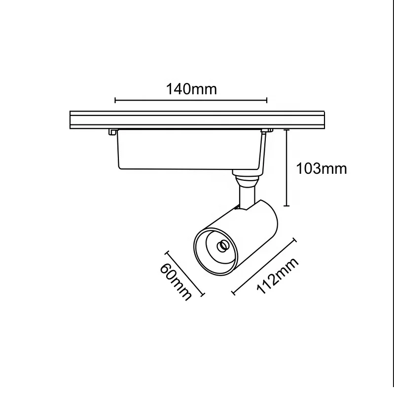 Track LED light 12W 15W LED track spot light