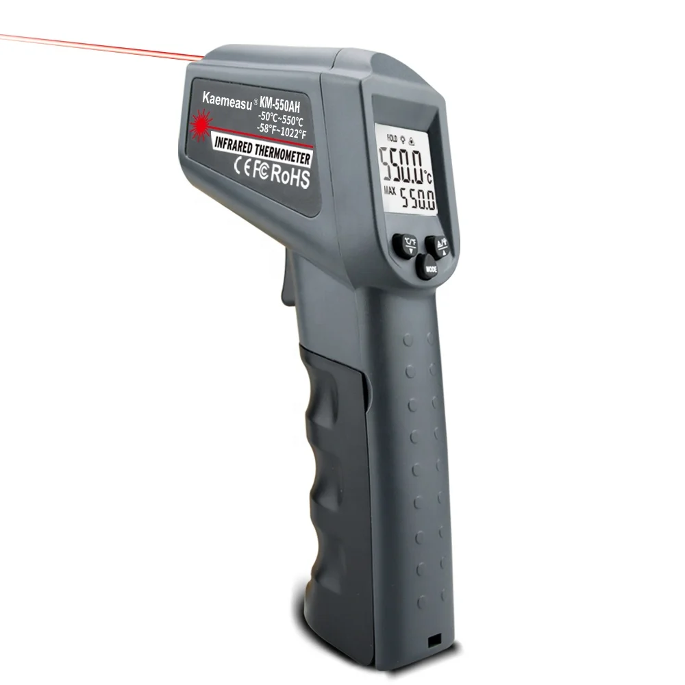 Non-contact Digital Ir Laser High Temperature Gun Laser Targeting Gun Thermometer For Industry