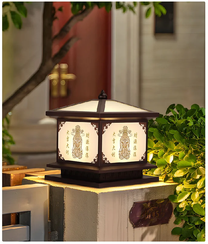 Waterproof Lampshade Deck Garden Patio 4 X 4 5 X 5 Inch Square Fence 3 Mode Solar Street Lights Home Solar Street Lights