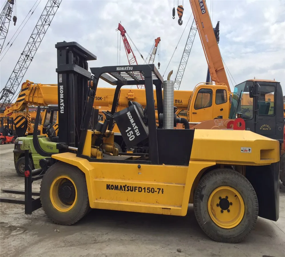 Used Komatsu 15 ton Forklift/ 3ton 5ton 7ton 8ton 10ton 15ton 25ton diesel forklift for sale
