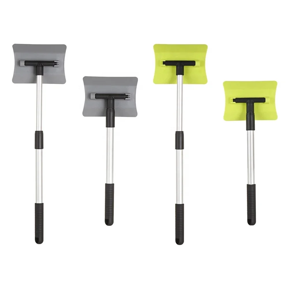 Telescopic Car Ice Scraper Snow Remover Windshield Brush Shovel Cleaning Tools Non-slip Handle Frost Remover Shovel