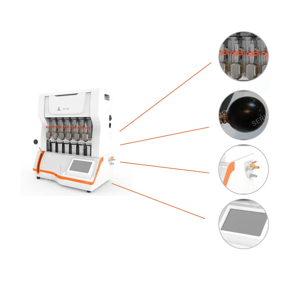 SERICO Milk Fat Meter And Milk Fat Analyzer Model MF106 Soxhlet Extractor For Milk Fat Detection Analysis