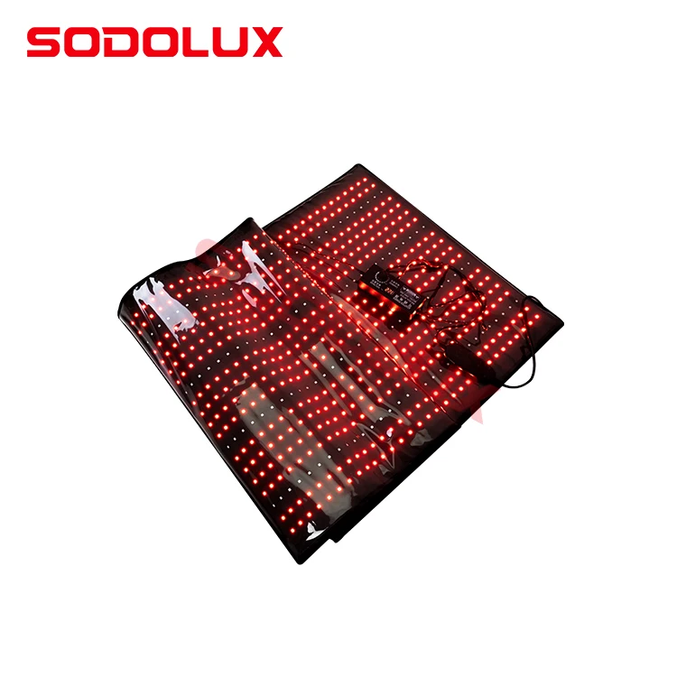 Sodolux Improve muscle performance deep beauty exercise yoga weight loss red light therapy mat for gym