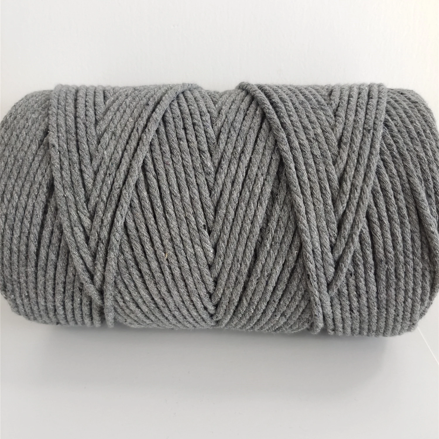 DIY handmade cotton rope recycle 100% cotton rope 4mm macrame cord for crochet colorful crafts