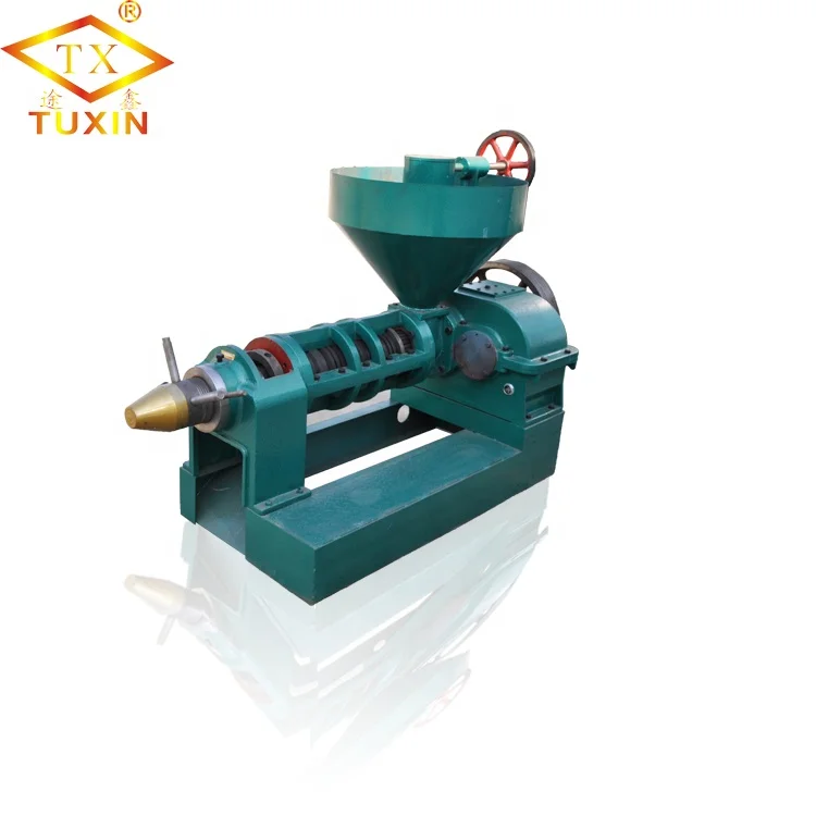 Top Quality 2023 Cold Press Coconut Manual Essential Oil Extractor Cylindrical Helical Gear Drive Expeller