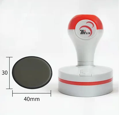 red stamp with 4mm and foam  TH flash stamp /photosensitive stamp