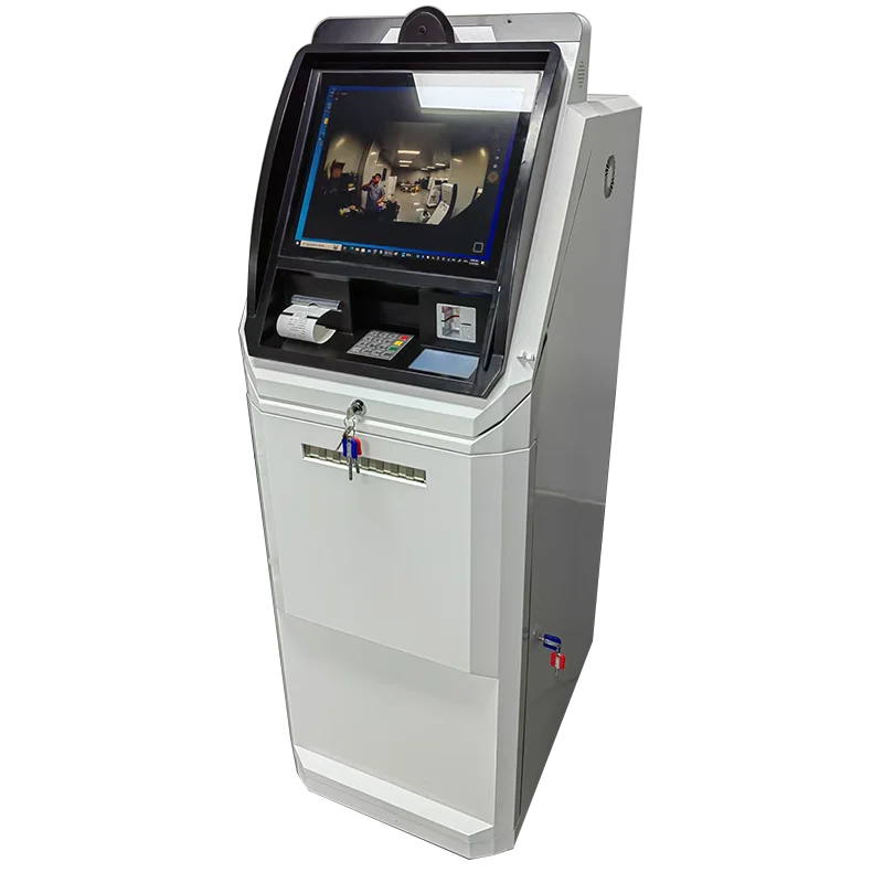 19-дюймовый атм киоск с оригинальным автоматическим челноком Android 12-14/Windows 7-10