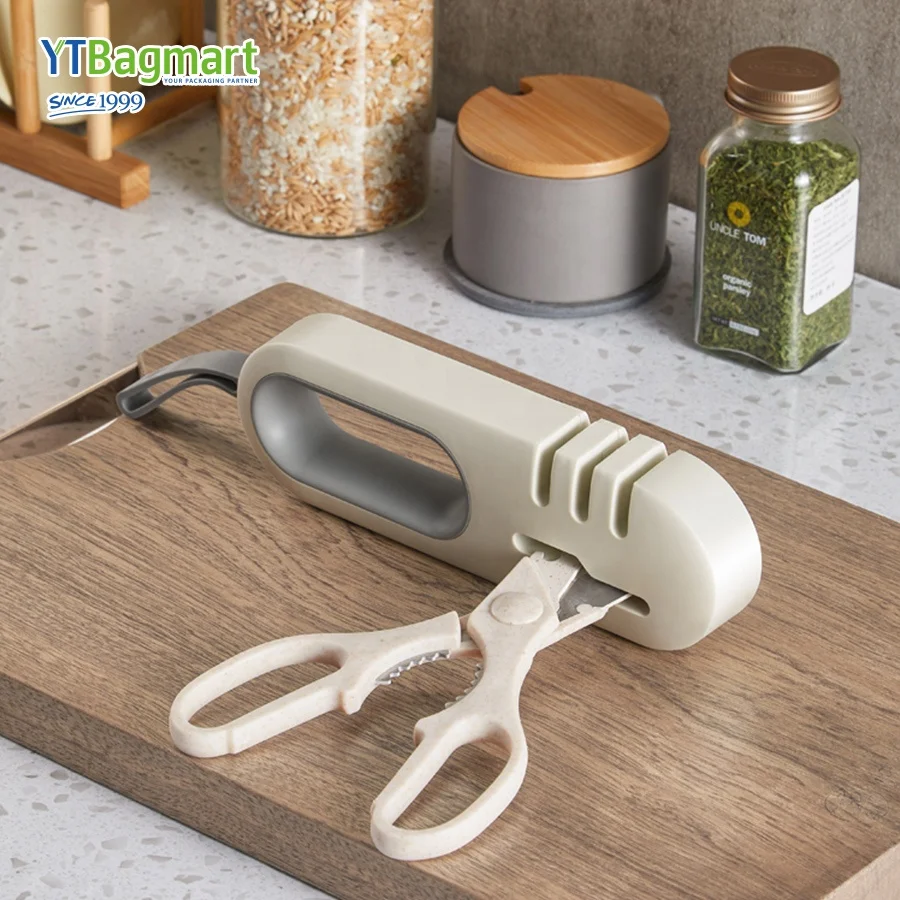 Kitchen Manual Mini Ceramic Stage Chef Commercial Universal Sharper Stainless Steel Knife Sharpener