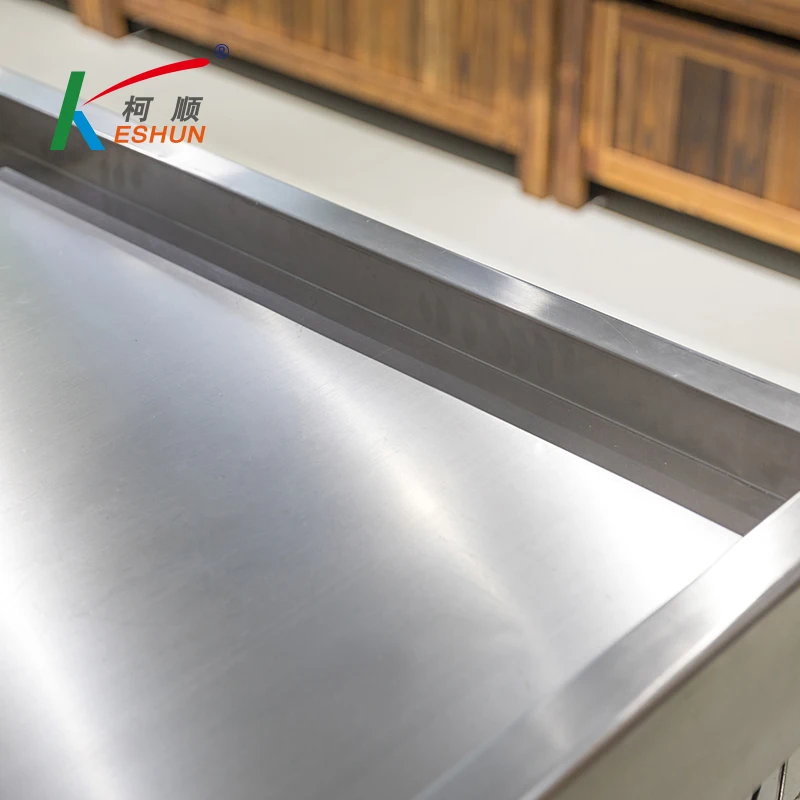 ice fresh table fish desk  Stainless Steel Coating Wrapping Powder chicken breading table Manual Chicken meat Table High Quality