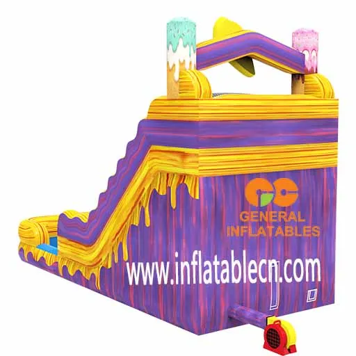 Ice cream dual lane slide for sale