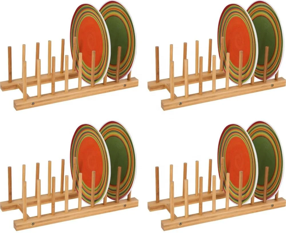 Eco-friendly Bamboo Kitchen Dish Drying Rack