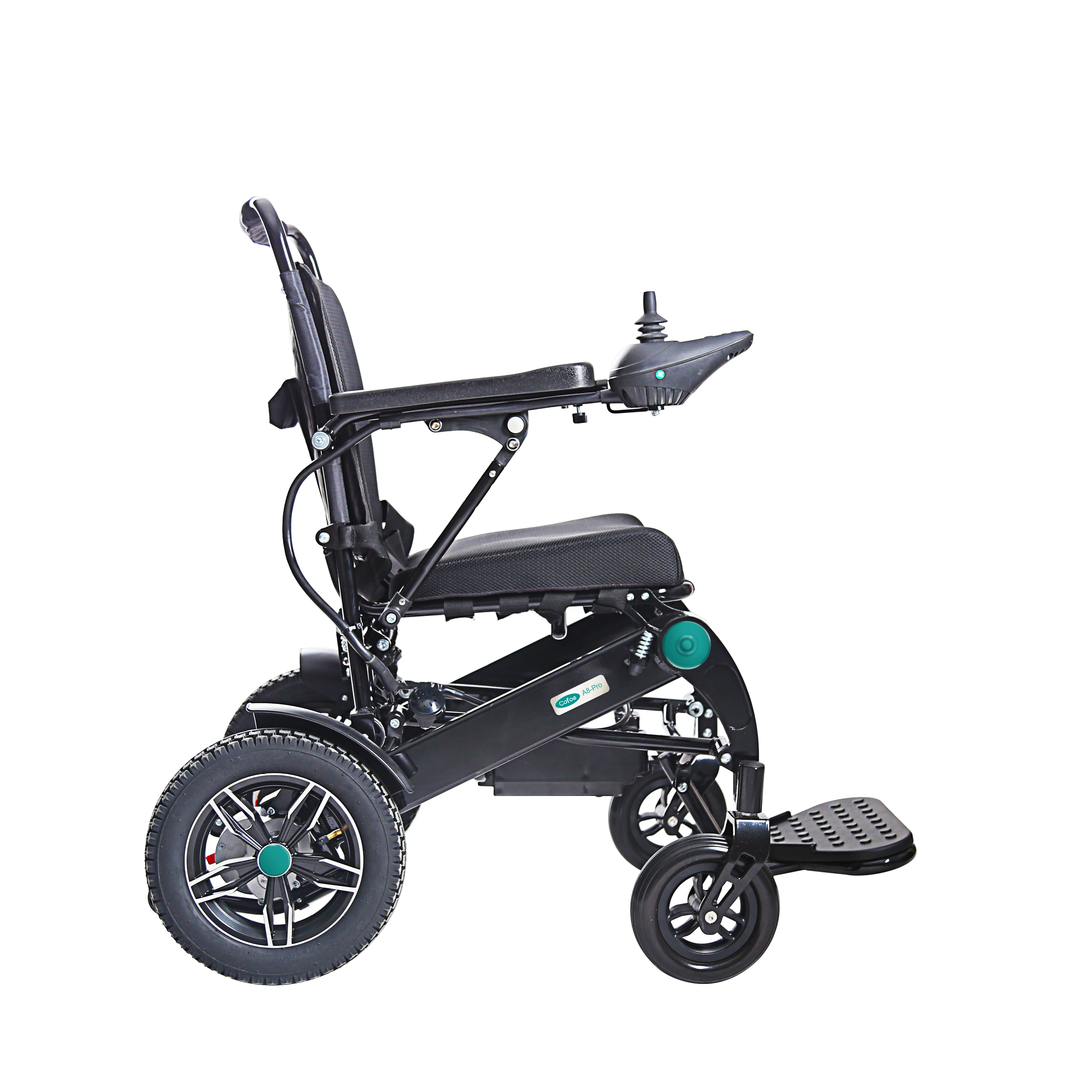 2022 certificates approved remote control portable folding electric aluminum wheelchair