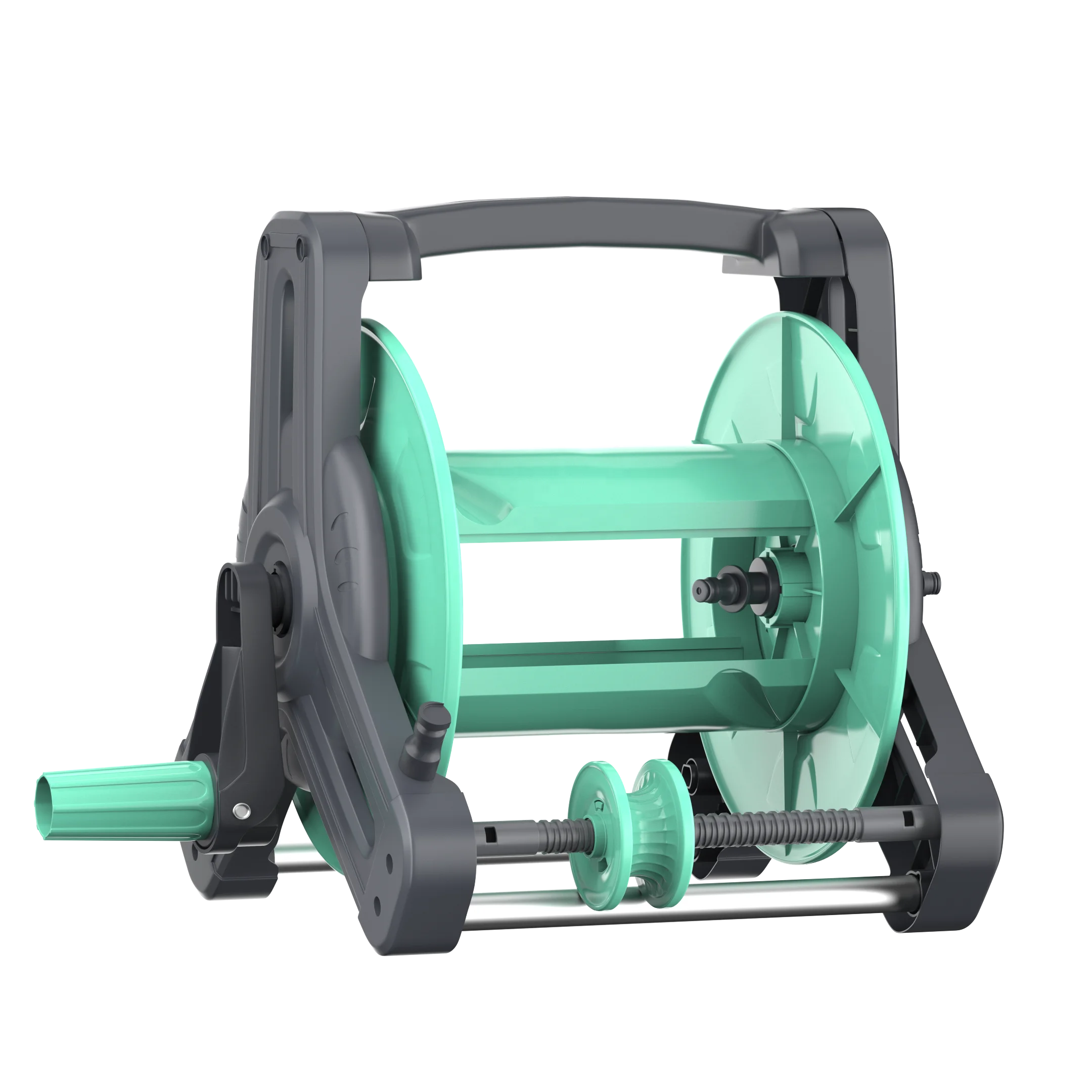 Factory Heavy Duty 40 Meter PVC & Plastic Irrigation Garden Water Hose Reel Cart High Quality Flexible 15m/20m Length Cleaning