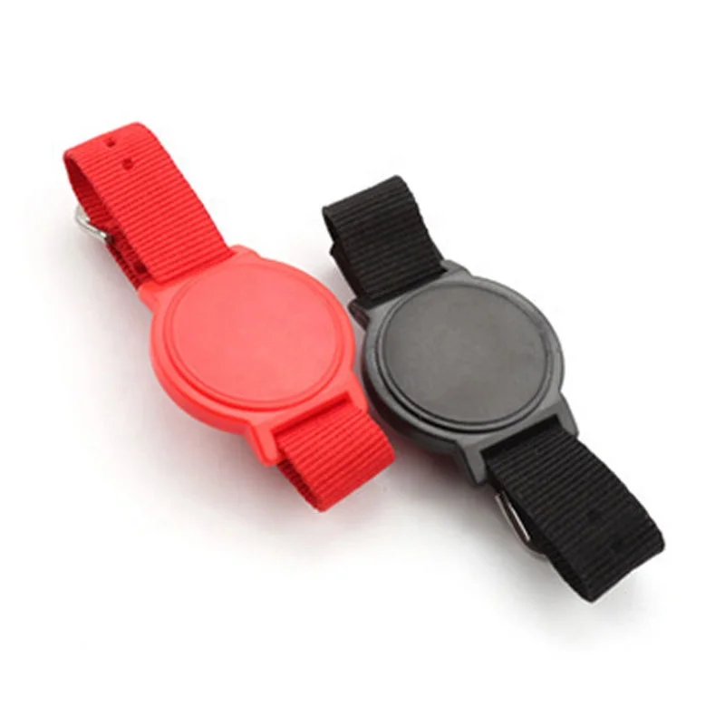 CMRFID 125Khz/13.56Mhz custom RFID IC ID active tag tickets Wrist Bands Nfc Stretch Bracelet Rfid woven nylon Wristband