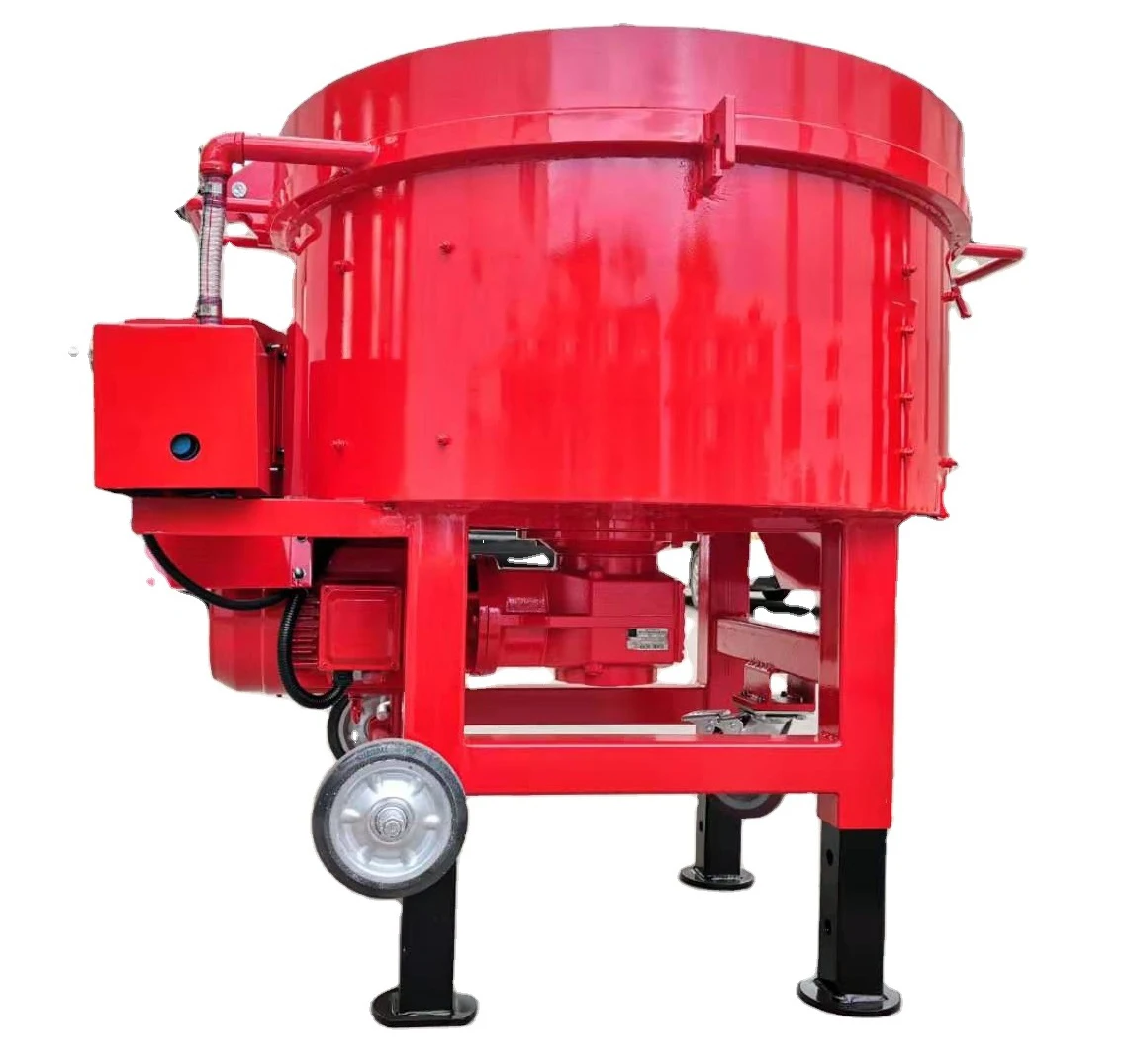 Excellent Technical Team Manufacturing Customized Tow Behind Concrete Mixer Pan Concrete Mixer Flat Mouth Mixer