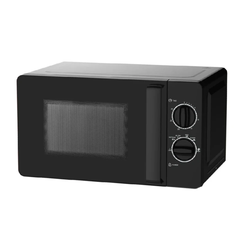 PROLISS заводские цены Роскошный Черный OEM домашняя кухня 700 Вт вращающийся стеклянный лоток 110 В микроволновая печь 20