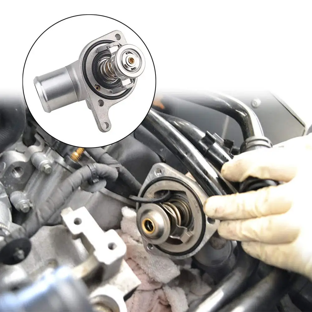 JTQP Auto Cooling System Engine Coolant Thermostat Housing For Nissan BMW Ford Toyota VW Chevrolet Isuzu  Peugeot Mazda  Hyundai