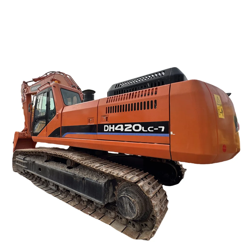 Doosan DH420LC-7 Used Excavator with Isuzu Engine 3 Ton Operating Weight Core Components-Pump Motor Gear Gearbox Bearing PLC