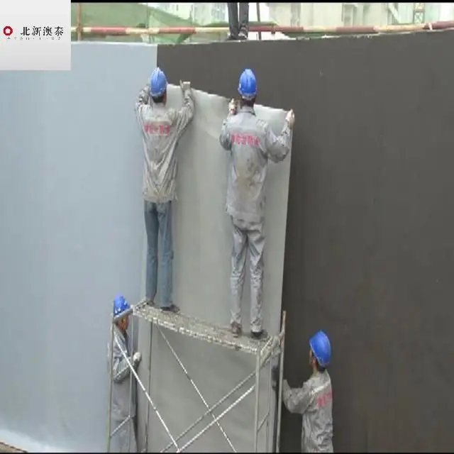 Строящий материал HDPE гидроизоляционная мембрана кровельная подвал водонепроницаемая пленка