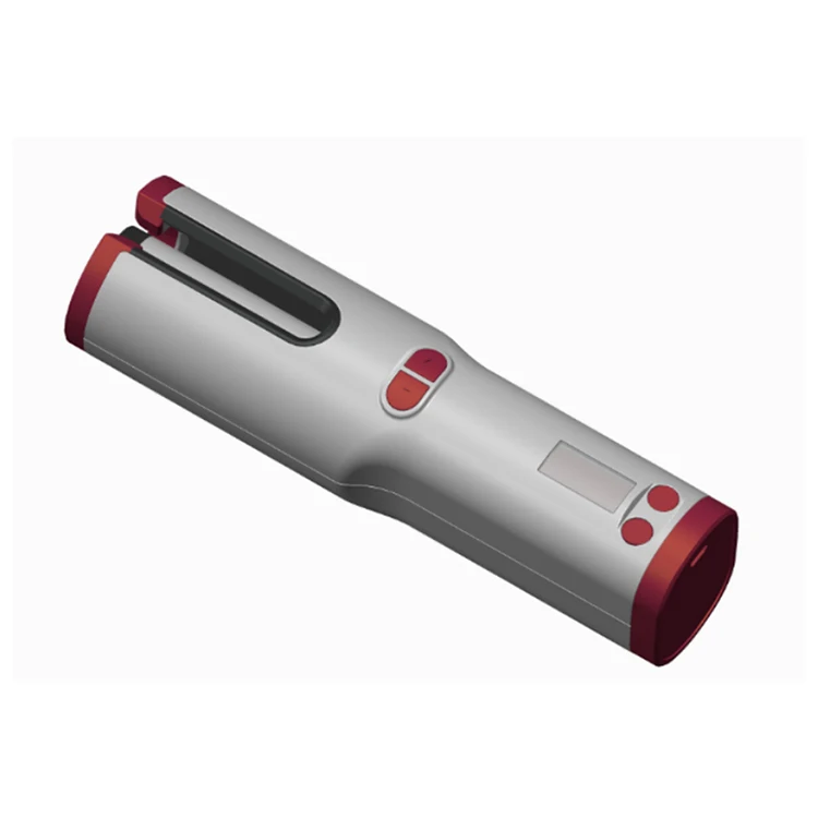 2022 new rechargeable cordless hair curler automatic curling iron with LCD digital display