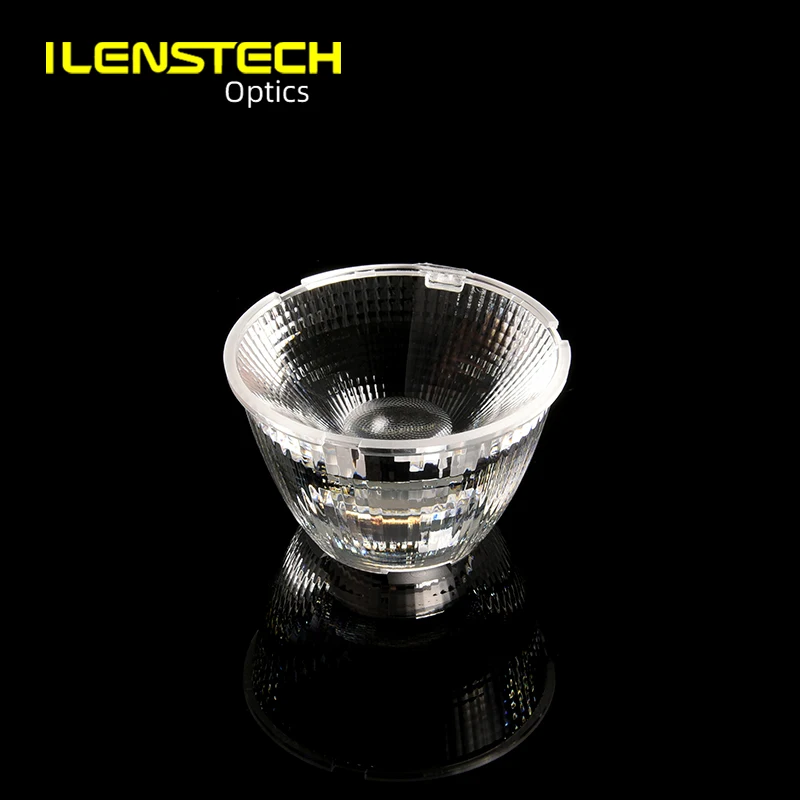 OEM Customized High Power Lights Projector Lens 62mm 36 Degree COB Lens PMMA Acrylic Lens Optics