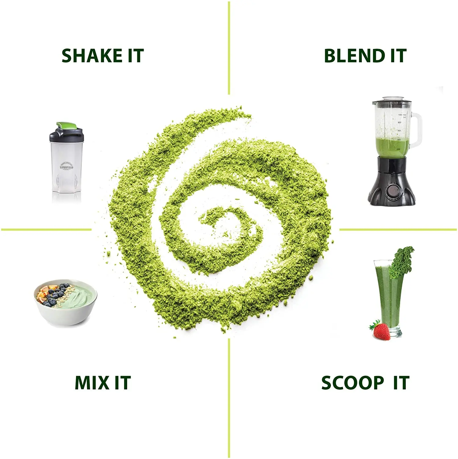 Индивидуальная формула, органический коллаген для веганов, суперпищевой порошок, повышающий энергию