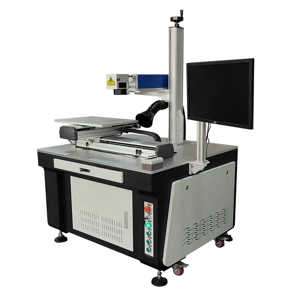 KEYILASER 500x300 мм индивидуальный большой формат XY моторизованный движущийся рабочий размер 30 Вт Co2 UV RF волоконно-лазерная маркировочная машина