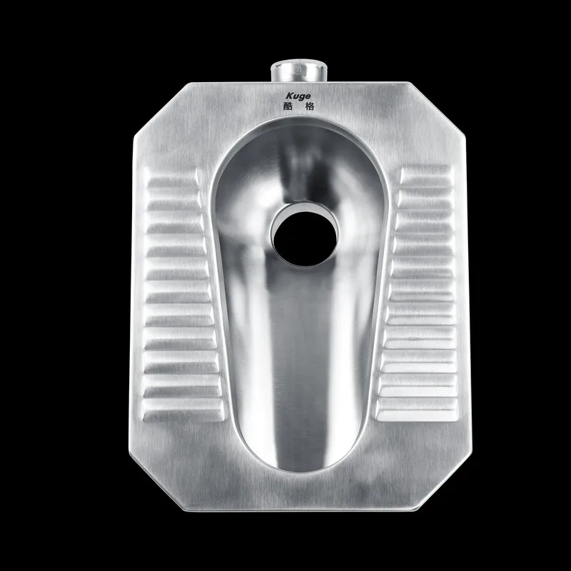 Commercial turkish squat toilet stainless steel piss wc squatting pan