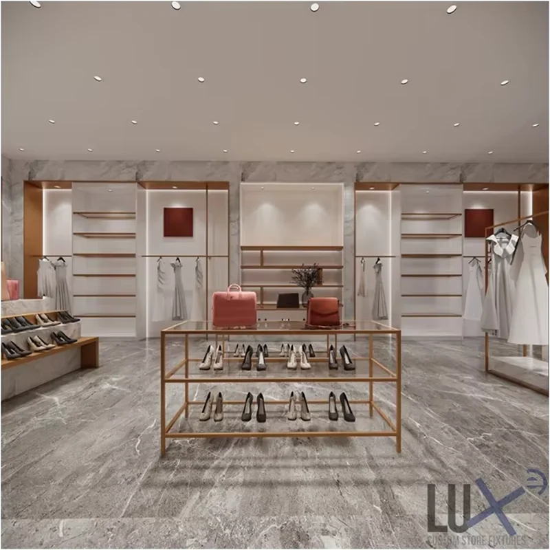 High Quality Gold Portable Kids Baby Clothing Store Hanger Moving Garment Rack Round Clothing Display Racks For Clothing