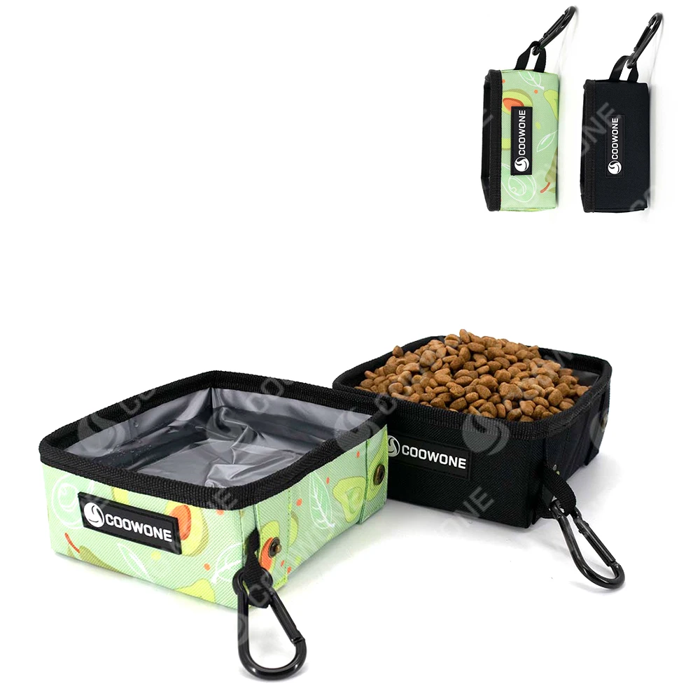 Bowls Puppy Dogs Raised Food Bowl For Dog Pet Dog Water Bowls Portable Pet Feeding Watering Dish for Walking Travel