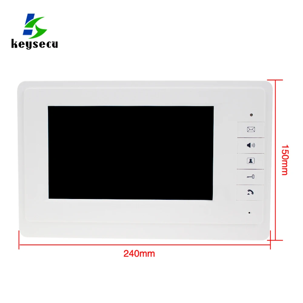 Keysecu 7 Inch TFT Color Video Intercom door phone China